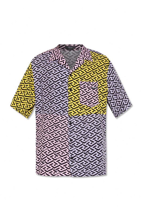 Versace Men’s Panelled store Shirt